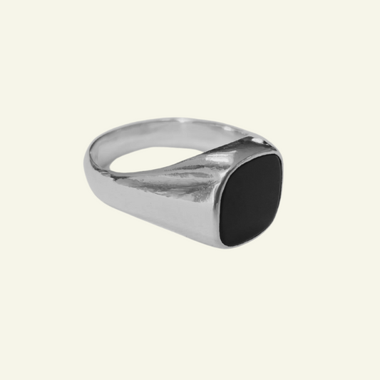 Black Onyx Signet Ring | Pre-Order